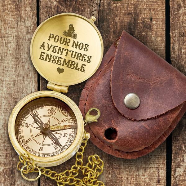 Boussole Aventure En Bronze Personnalisée Pour Homme - Lcgpb26008